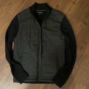 Banana Republic sweater jacket. Mock neck.